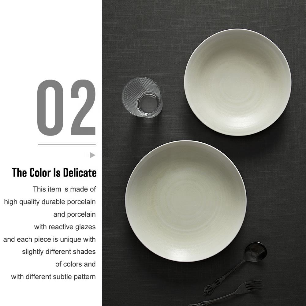 Irregular Porcelain Soup Plate - Nordic Dinnerware for Home Use - photo 4
