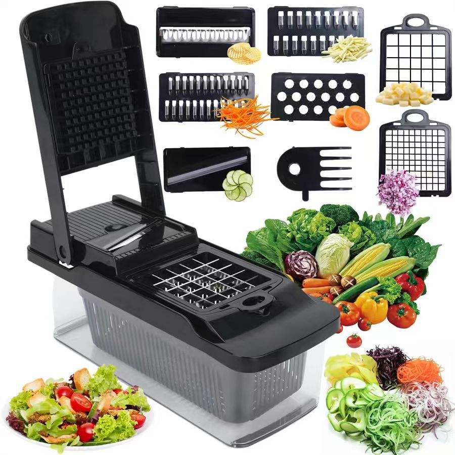 Vegetable Chopper Mandolin Slicer - Manual Kitchen Cutter Tool - photo 1