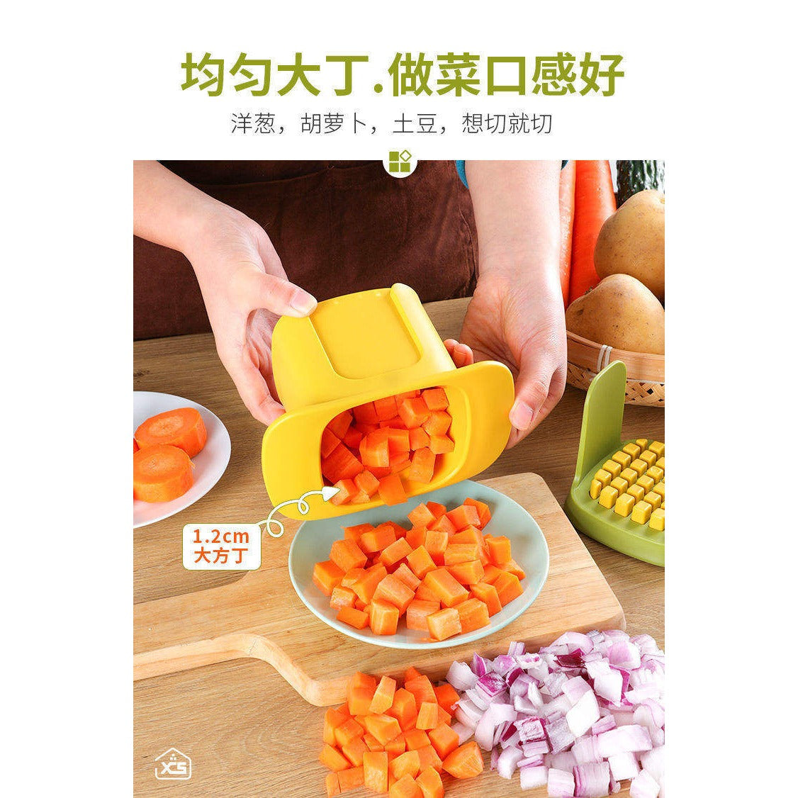 Manual Vegetable Cutter Slicer Multifunctional Kitchen Chopper - photo 2