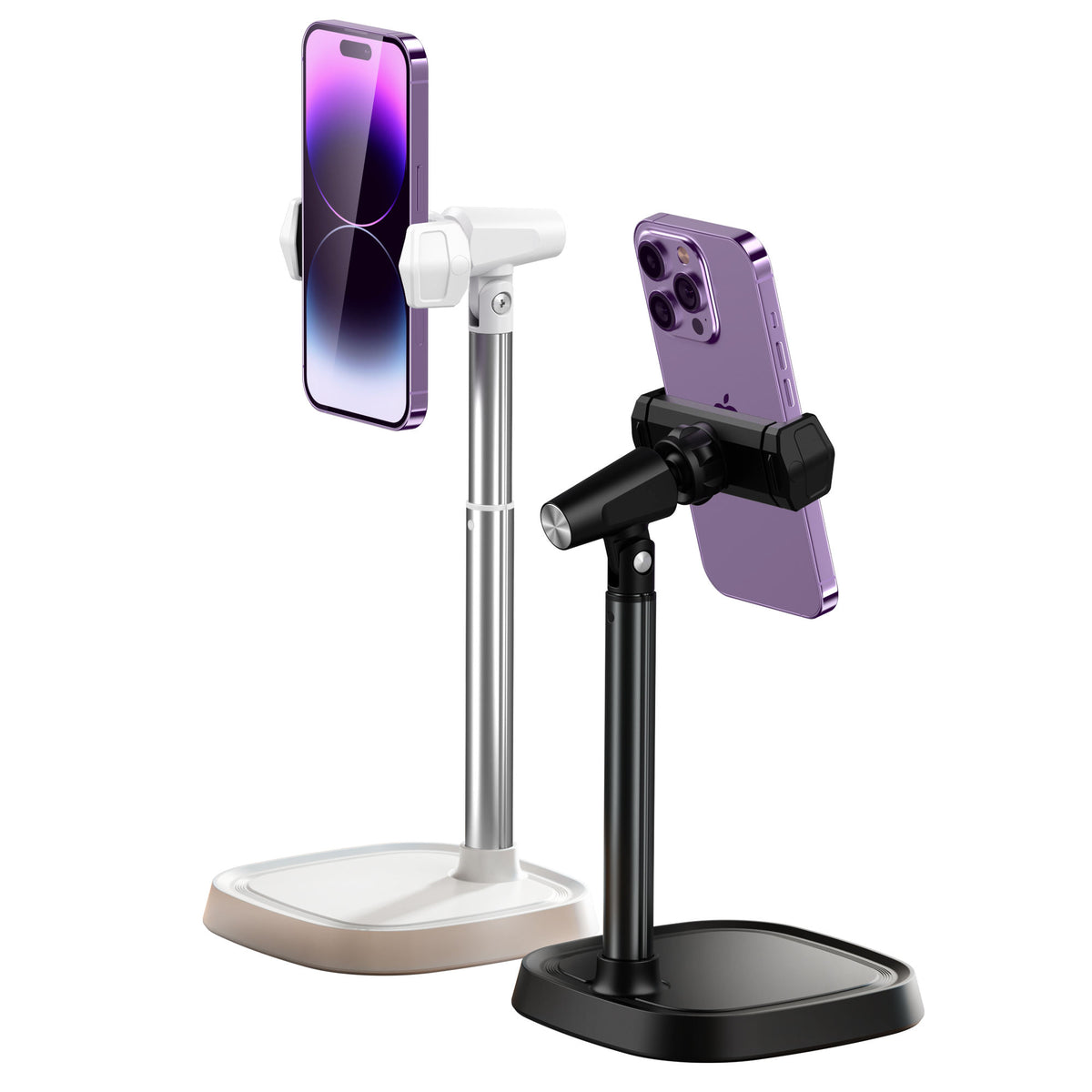 360 Rotating Phone Stand - Adjustable Desktop Holder for Smartphones - photo 1