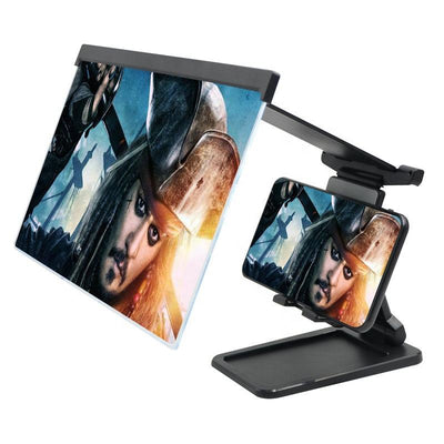 Adjustable Desktop Phone Screen Magnifier Stand for Movies & Gaming - photo 1