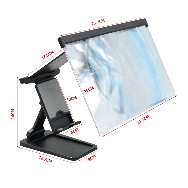 Adjustable Desktop Phone Screen Magnifier Stand for Movies & Gaming - photo 4