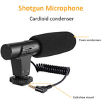 Selfie Ring Light with Tripod Stand, Phone Holder and Mic for Desk - photo 2