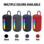 Bluetooth Speaker with RGB LED Lights Portable Waterproof Mini - photo 4