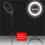 18 Inch LED Ring Light with Tripod Stand for Live Stream & Selfies - photo 3