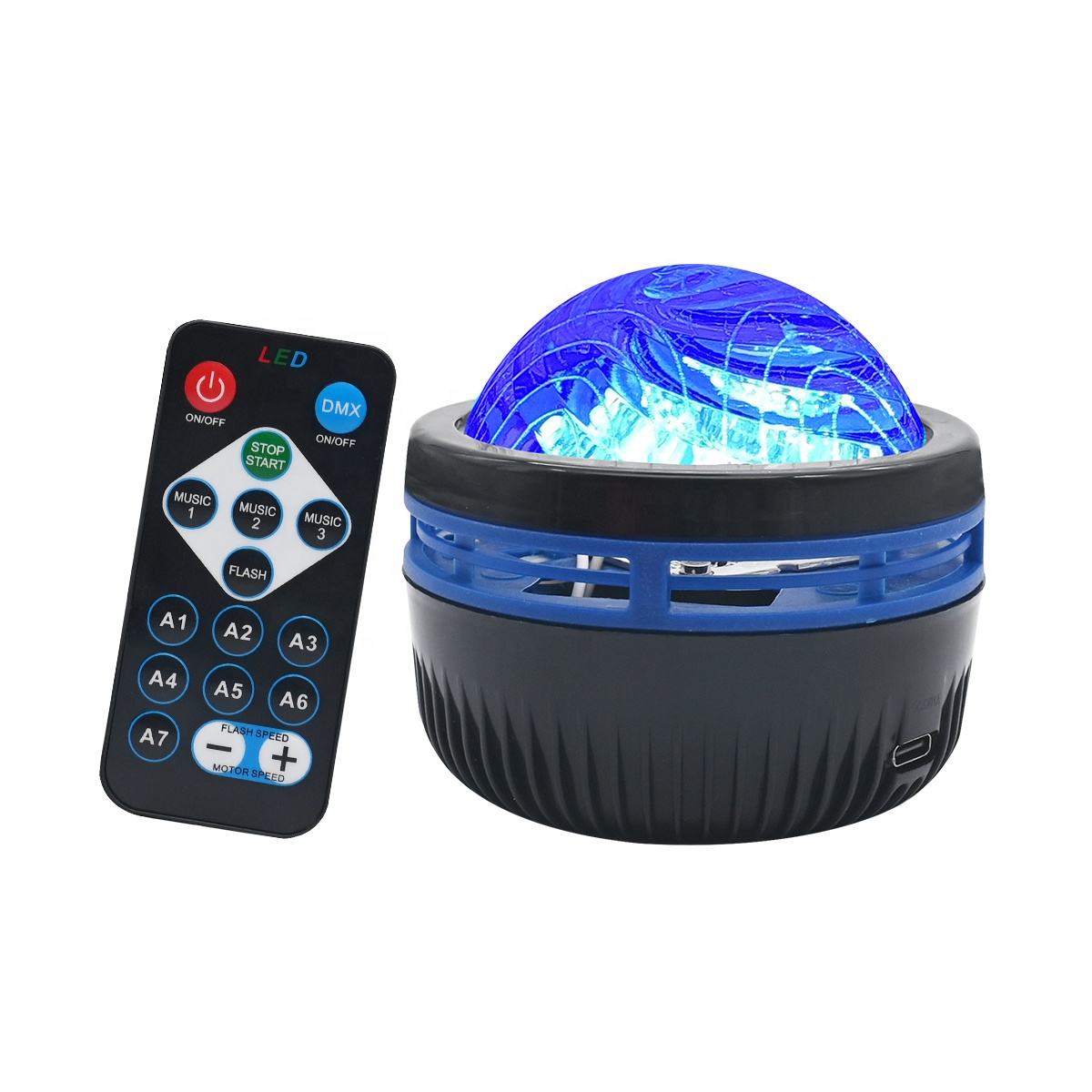 LED Star Projector Mini Night Light with Remote - USB Plug In - photo 1