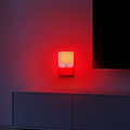 Plug-In Motion Sensor Night Light Red LED for Bedroom Hallway - photo 1