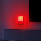 Plug-In Motion Sensor Night Light Red LED for Bedroom Hallway - photo 1