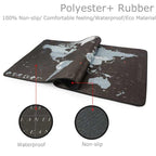 Large World Map Mouse Pad - Non-Slip Waterproof Gaming Desk Mat - photo 4