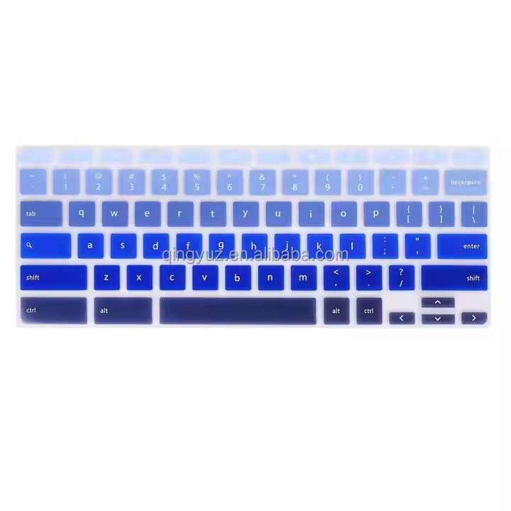 Keyboard Cover Skin for MacBook Air A2179/A2337 Colorful Silicone - photo 2