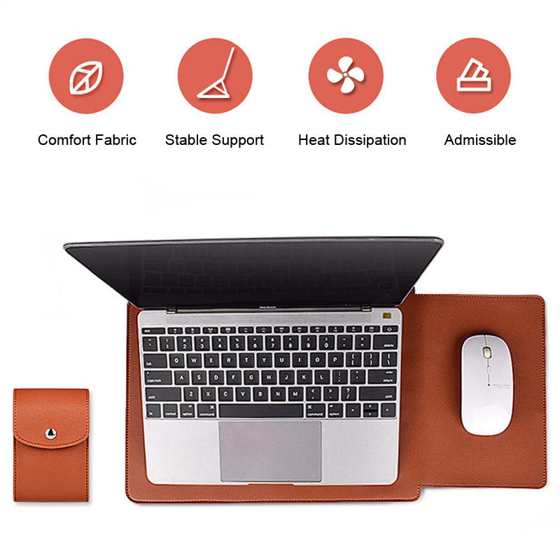 Laptop Sleeve Case with Foldable Stand for Notebook Computer - photo 4
