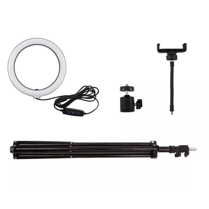 Ring Light with Tripod Stand and Phone Holder for Live Video Set - photo 2