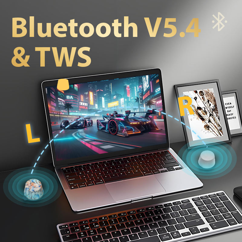 Waterproof Bluetooth Speaker with Magnetic Phone Stand Mount - photo 3