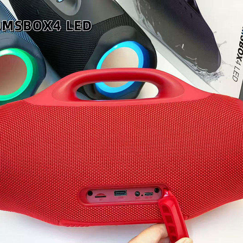 Bluetooth Speaker LED Boombox with RGB Lights, FM Radio, Portable - photo 3