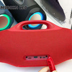 Bluetooth Speaker LED Boombox with RGB Lights, FM Radio, Portable - photo 3