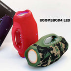 Bluetooth Speaker LED Boombox with RGB Lights, FM Radio, Portable - photo 4
