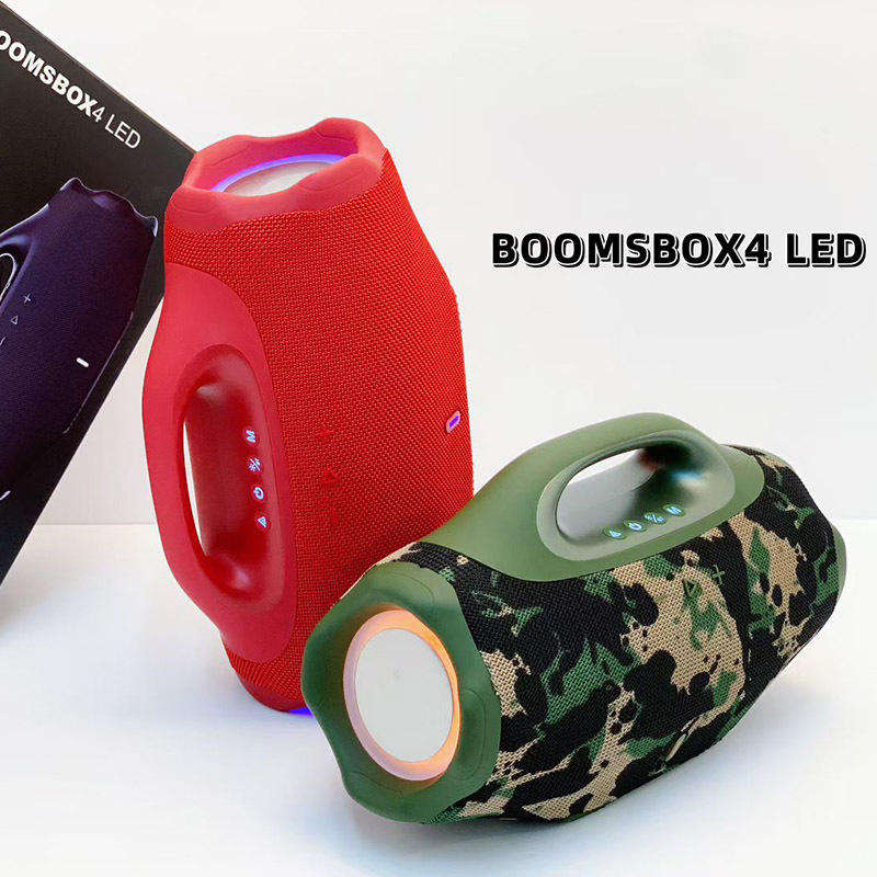 Bluetooth Speaker LED Boombox with RGB Lights, FM Radio, Portable - photo 4
