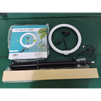 12 Inch Dimmable Ring Light with Tripod and Phone Clip for Selfies - photo 3