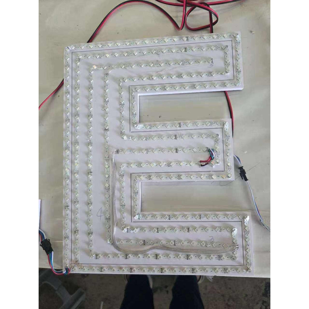 RGB LED Strip Lights SMD5050 Programmable S-Shaped Wave Design - photo 3