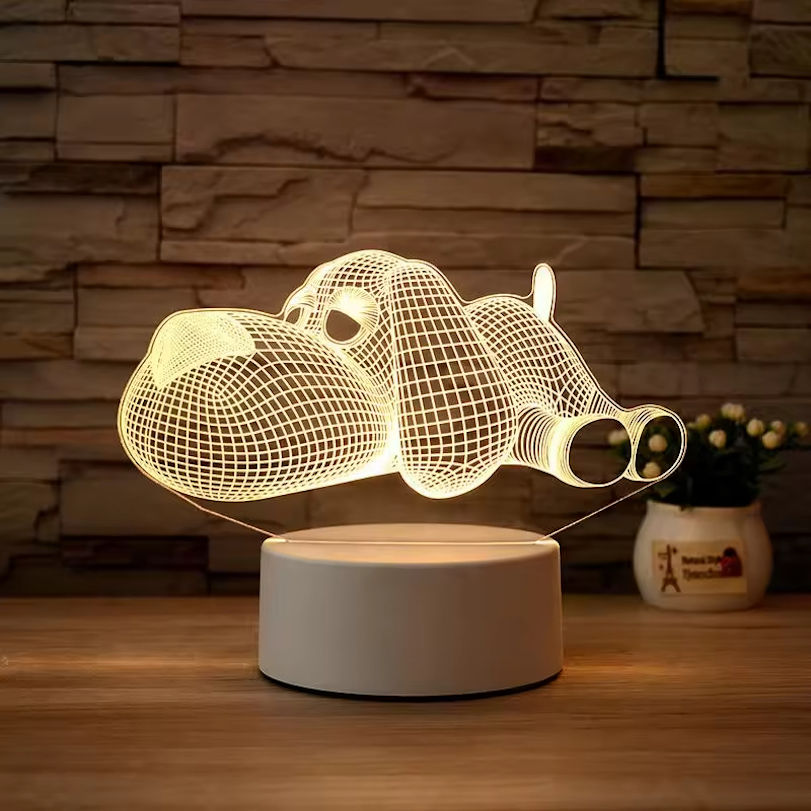 LED Night Light Touch Lamp for Kids - Small Plug In Home Light - photo 1