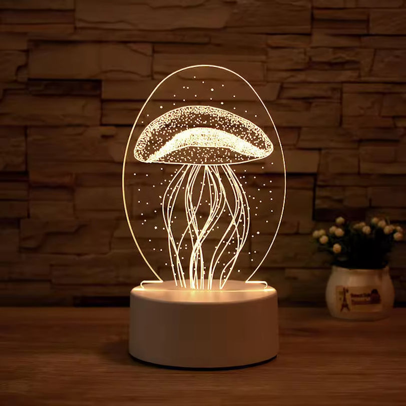 LED Night Light Touch Lamp for Kids - Small Plug In Home Light - photo 2