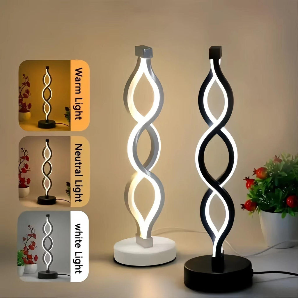 LED Night Light Bedside Table Lamp Warm Light USB Desktop Decor - photo 4