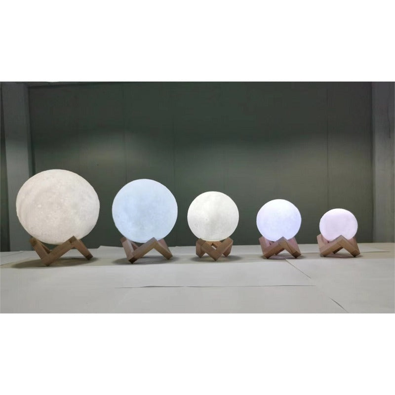 3D Moon Lamp LED Night Light with Touch & Remote Control USB - photo 3