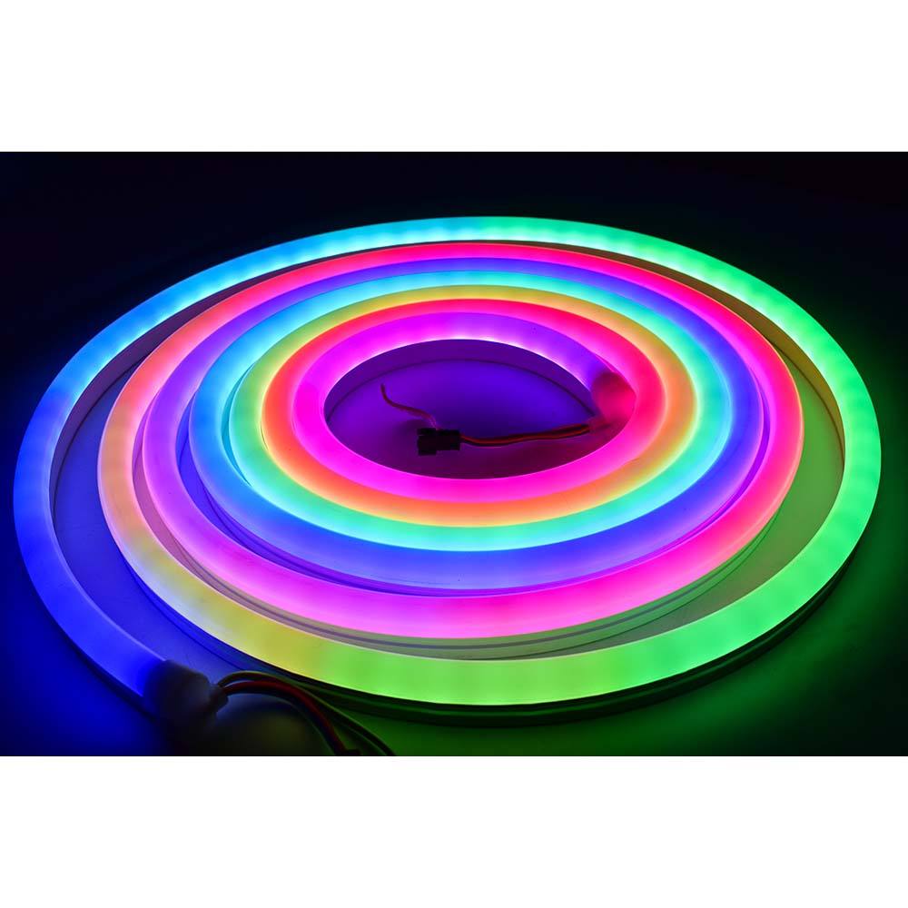 LED Neon Strip Light RGB Addressable 5m Flexible Tape for Home Decor - photo 1