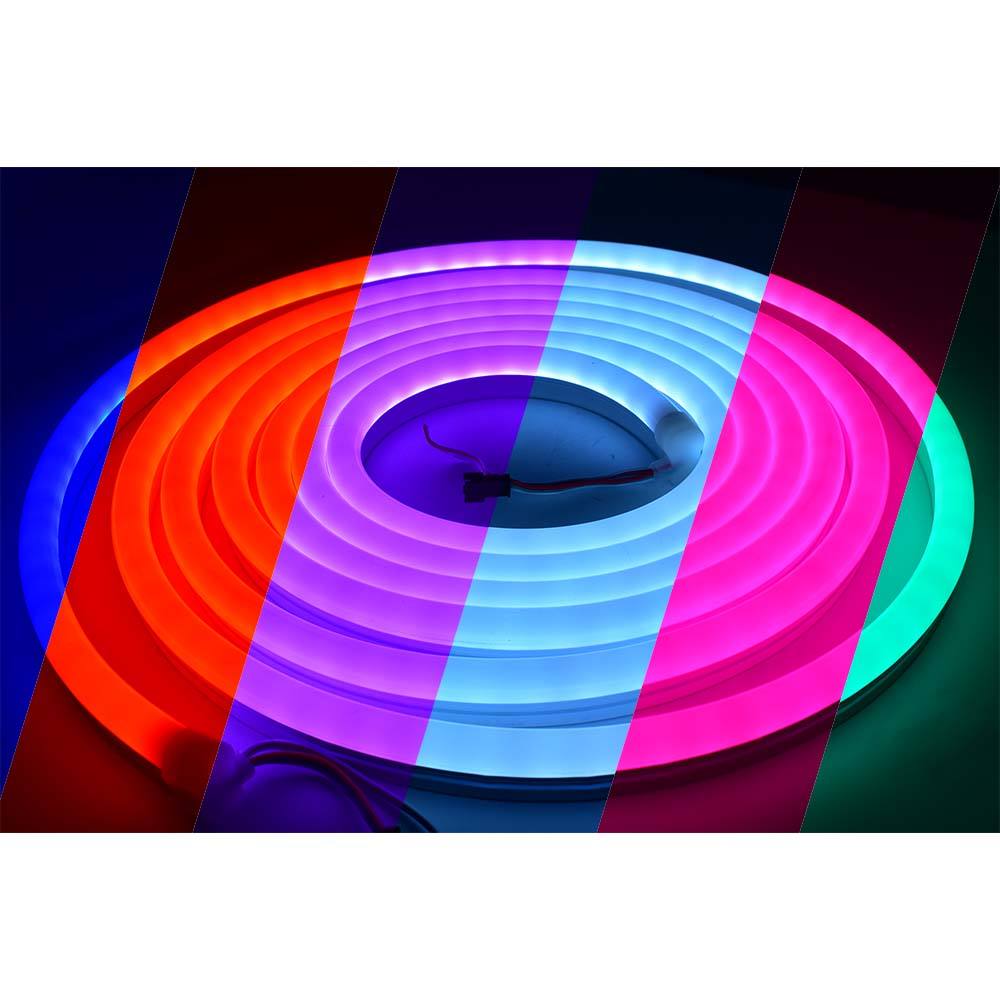LED Neon Strip Light RGB Addressable 5m Flexible Tape for Home Decor - photo 3