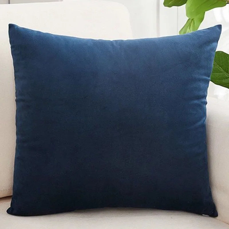 Velvet Cushion Covers - Soft Decorative Pillow Case Set for Sofa Bed - photo 1