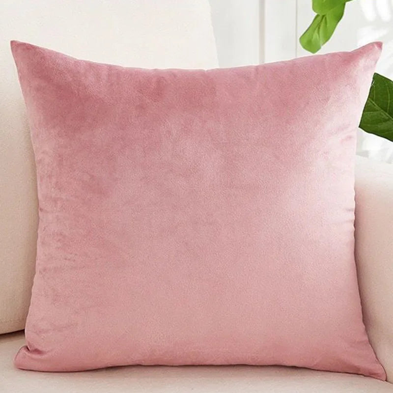 Velvet Cushion Covers - Soft Decorative Pillow Case Set for Sofa Bed - photo 2