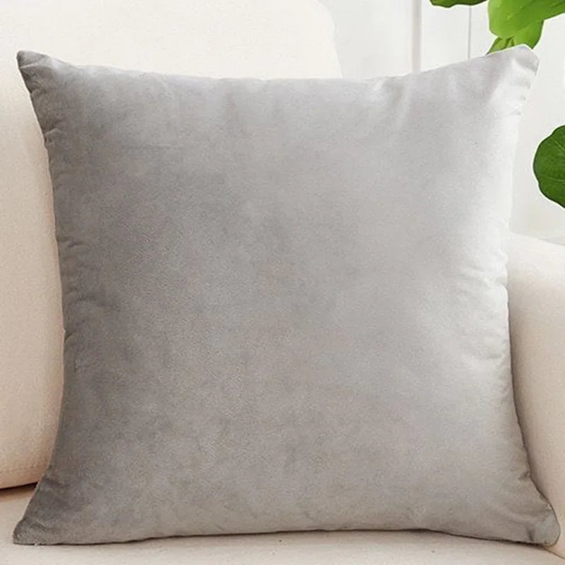 Velvet Cushion Covers - Soft Decorative Pillow Case Set for Sofa Bed - photo 3