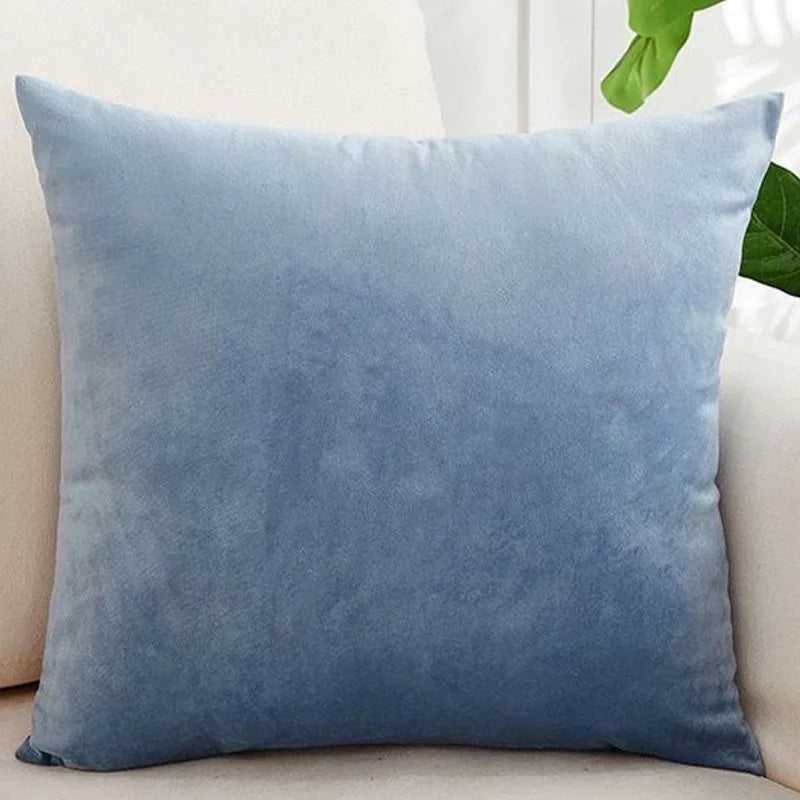 Velvet Cushion Covers - Soft Decorative Pillow Case Set for Sofa Bed - photo 4