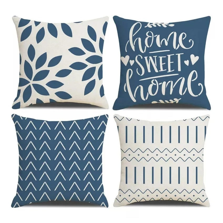 Linen Cushion Cover - Simple Modern Pillow Case for Sofa Home - photo 1