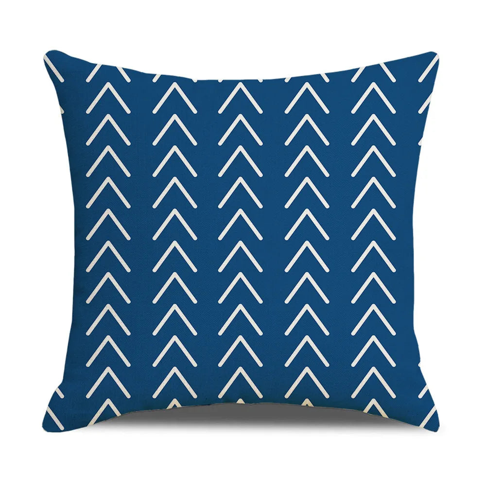 Linen Cushion Cover - Simple Modern Pillow Case for Sofa Home - photo 2