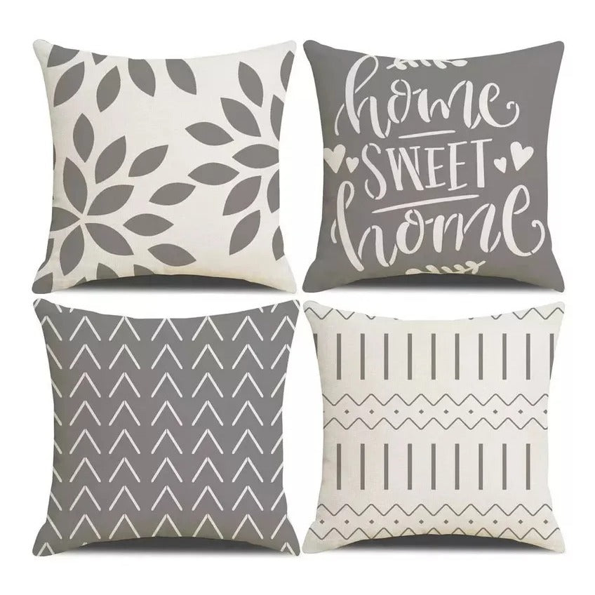 Linen Cushion Cover - Simple Modern Pillow Case for Sofa Home - photo 3
