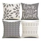 Linen Cushion Cover - Simple Modern Pillow Case for Sofa Home - photo 3