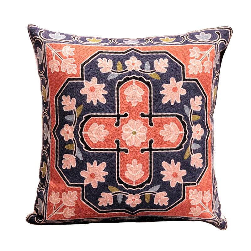 Embroidered Cushion Cover for Sofa - Decorative Home Accent Piece - photo 4
