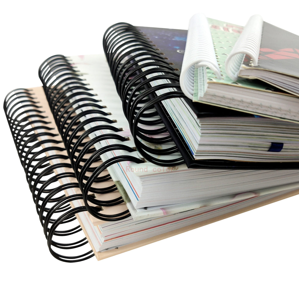 A5 Spiral Bound Hardcover Notebook with Linen Finish Logo Diary - photo 1