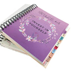 A5 Spiral Bound Hardcover Notebook with Linen Finish Logo Diary - photo 3
