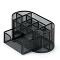 Multi Compartment Desk Organizer with Drawer - Metal Mesh Tray - photo 1