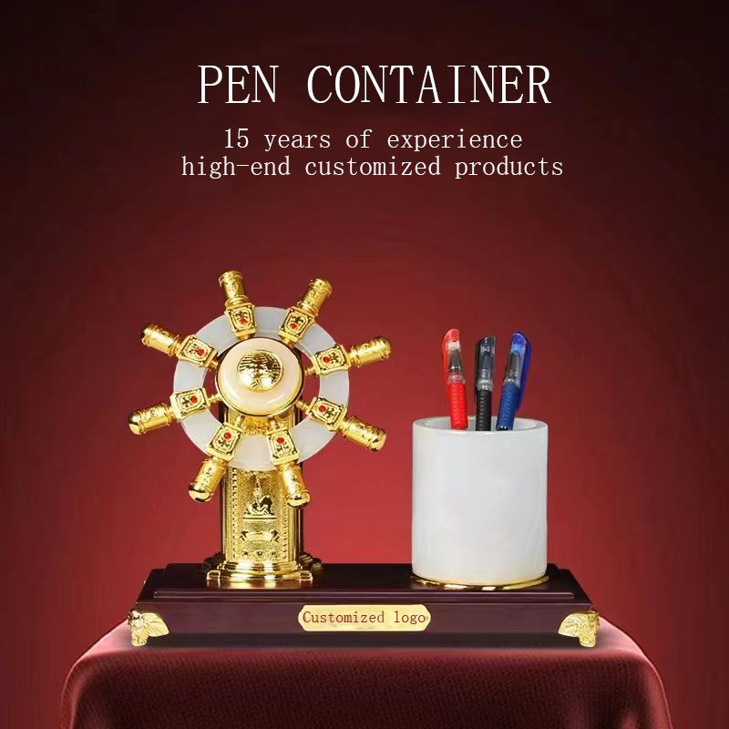 Pen Holder Wooden Stand Desk Organizer for Office and Study Table - photo 4