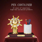 Pen Holder Wooden Stand Desk Organizer for Office and Study Table - photo 4
