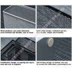 Mesh Desk Organizer 3 Compartments Pen Holder Office Storage Caddy - photo 4