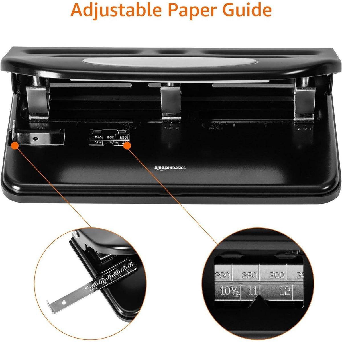 Three Hole Paper Punch - Office Hole Puncher for Documents & Files - photo 4
