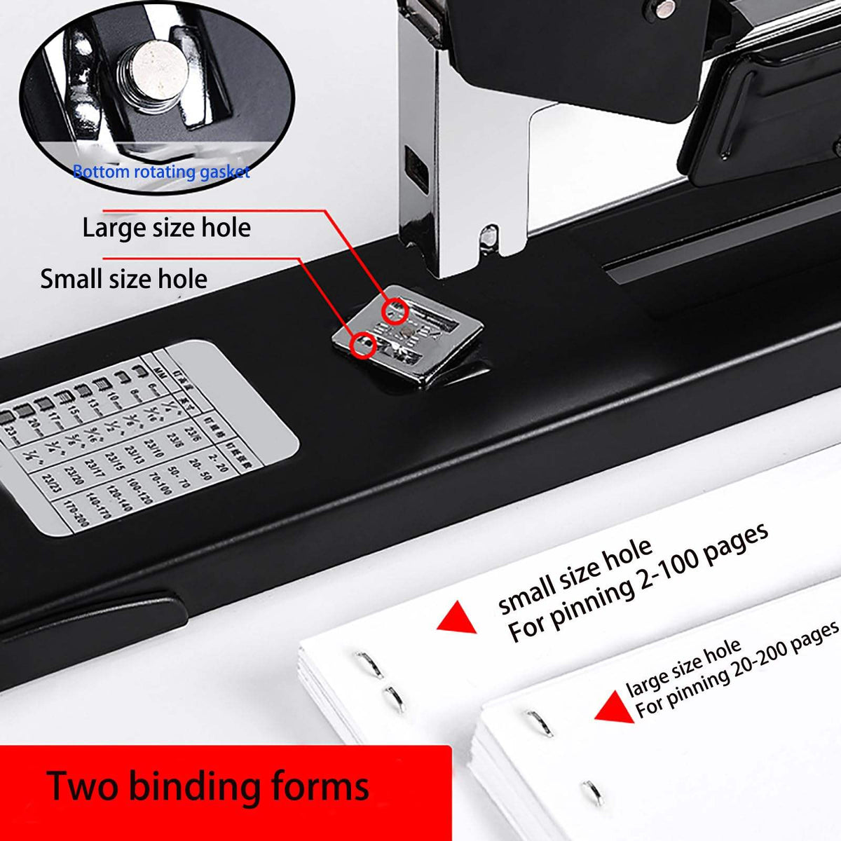 Heavy Duty Mini Metal Stapler for Office and Book Binding Tasks - photo 4