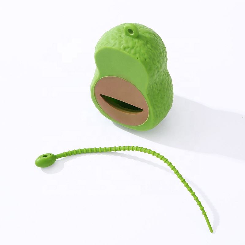 Avocado Shaped Pet Waste Bag Dispenser for Dogs and Cats Walks - photo 2