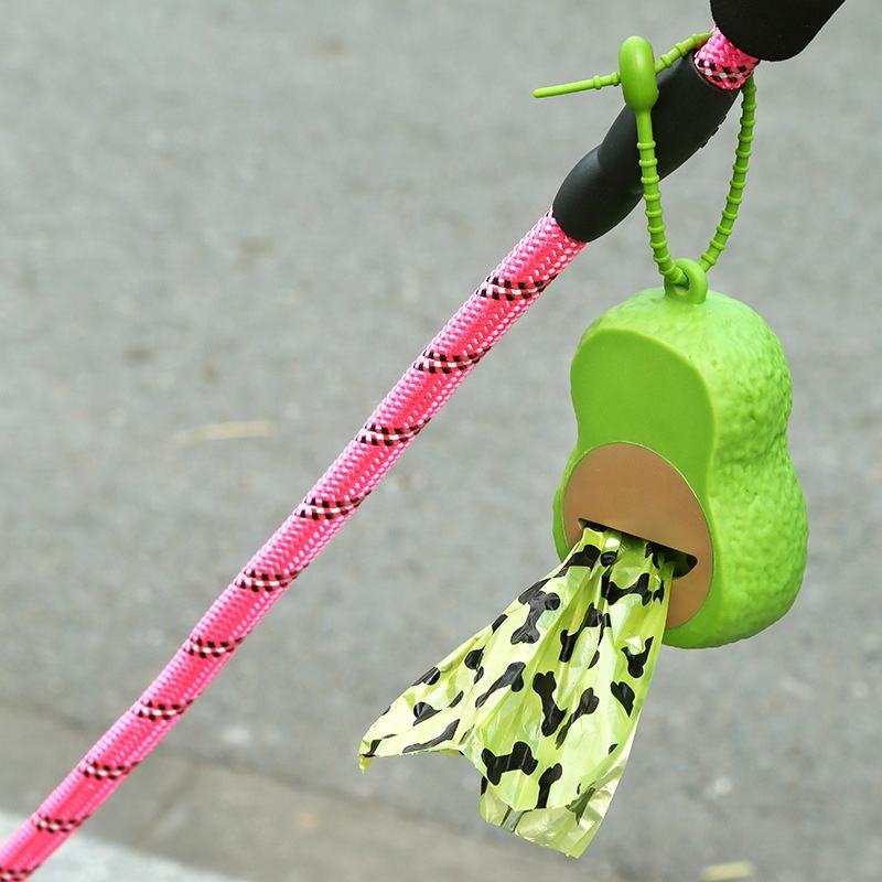 Avocado Shaped Pet Waste Bag Dispenser for Dogs and Cats Walks - photo 3