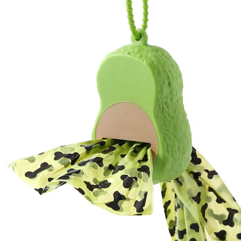 Avocado Shaped Pet Waste Bag Dispenser for Dogs and Cats Walks - photo 4