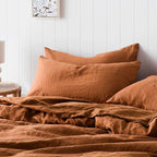 Linen Bolster Cushion Cover - Woven Pillow Case for Living Room - photo 4